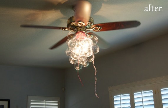 Bubble Chandelier Fan