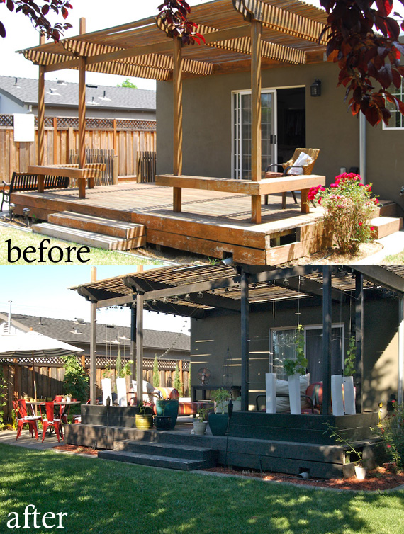 Before and After: Back Porch